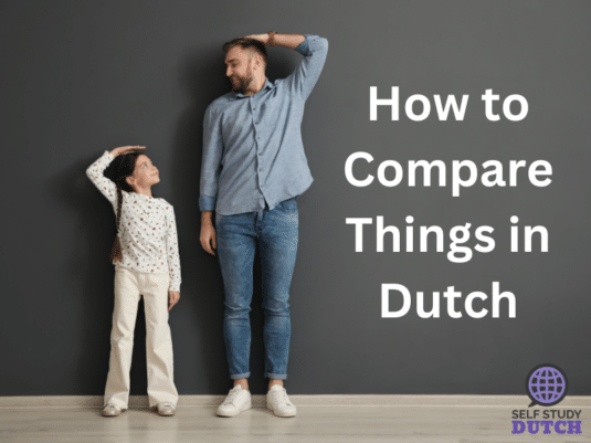 Random Dutch Thing How to compare things in Dutch - Self Study Dutch